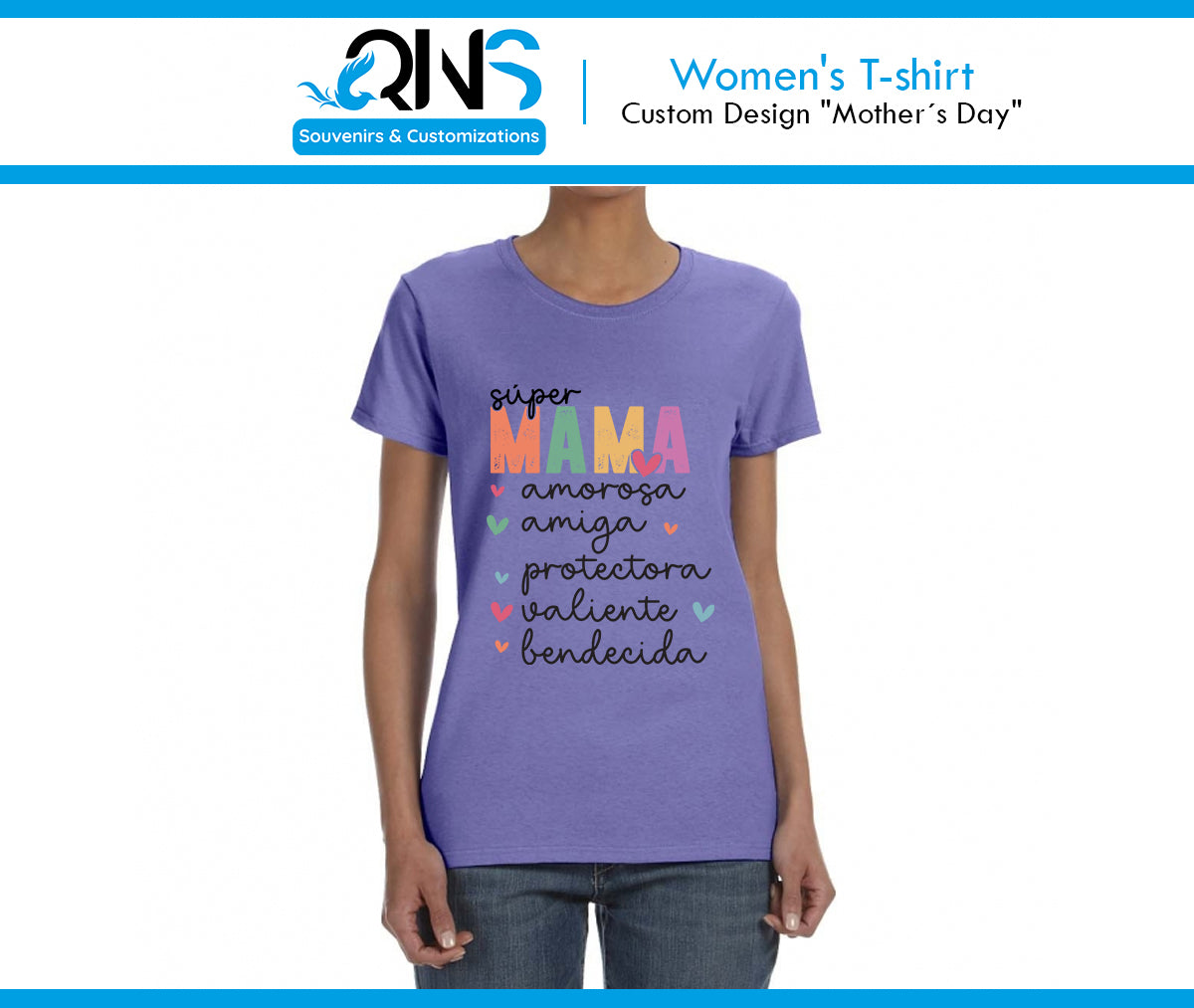 T-shirt with "Super Mom" design