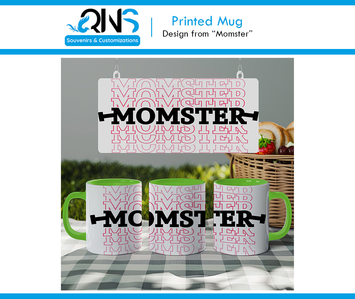 Tazas con Diseño "MOMSTER"