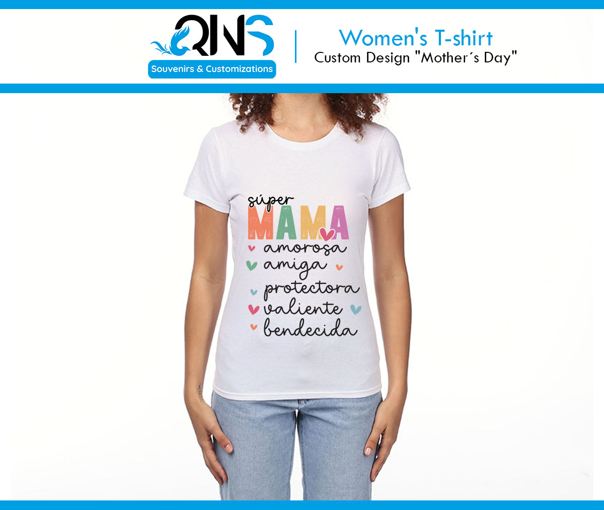 T-shirt with "Super Mom" design