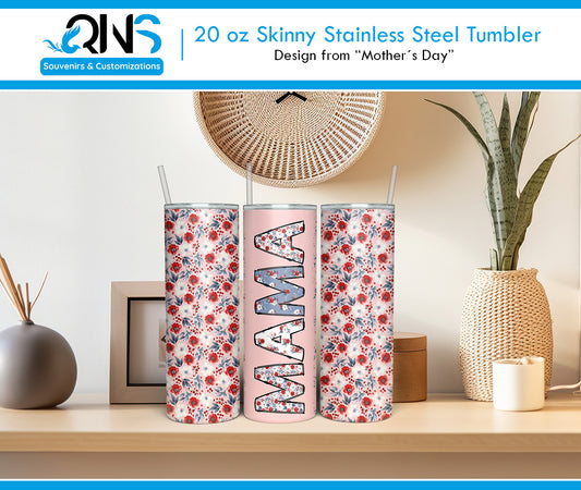 Tumblers con Diseño "MOMMY Y MAMA"