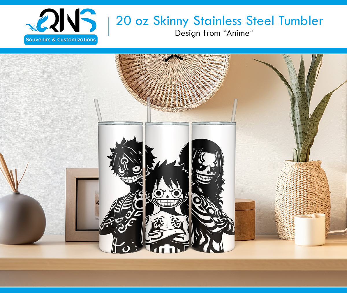 "Anime Vibes" Tumbler – Passion that takes you everywhere 🎌✨