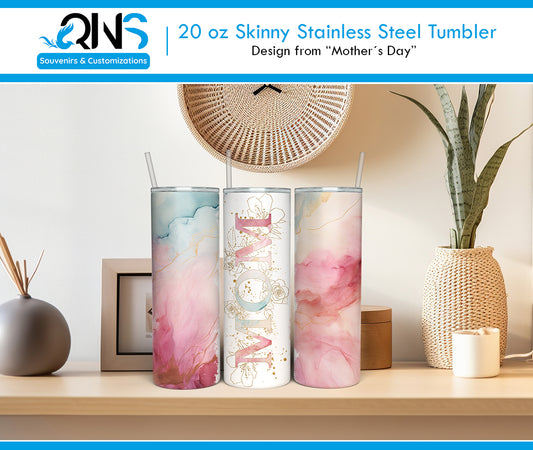 Tumblers con Diseño "MOM CON DIFERENTES FONDOS"
