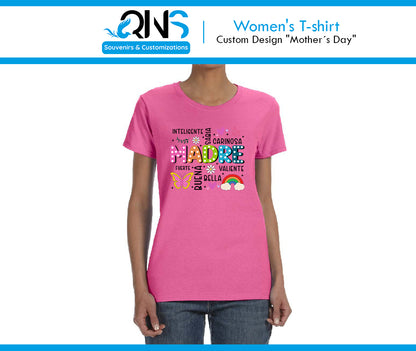 Camiseta con Diseño "Cualidades de Mamá"