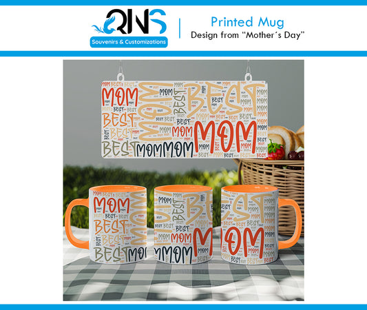 Mug with "BEST MOM" design