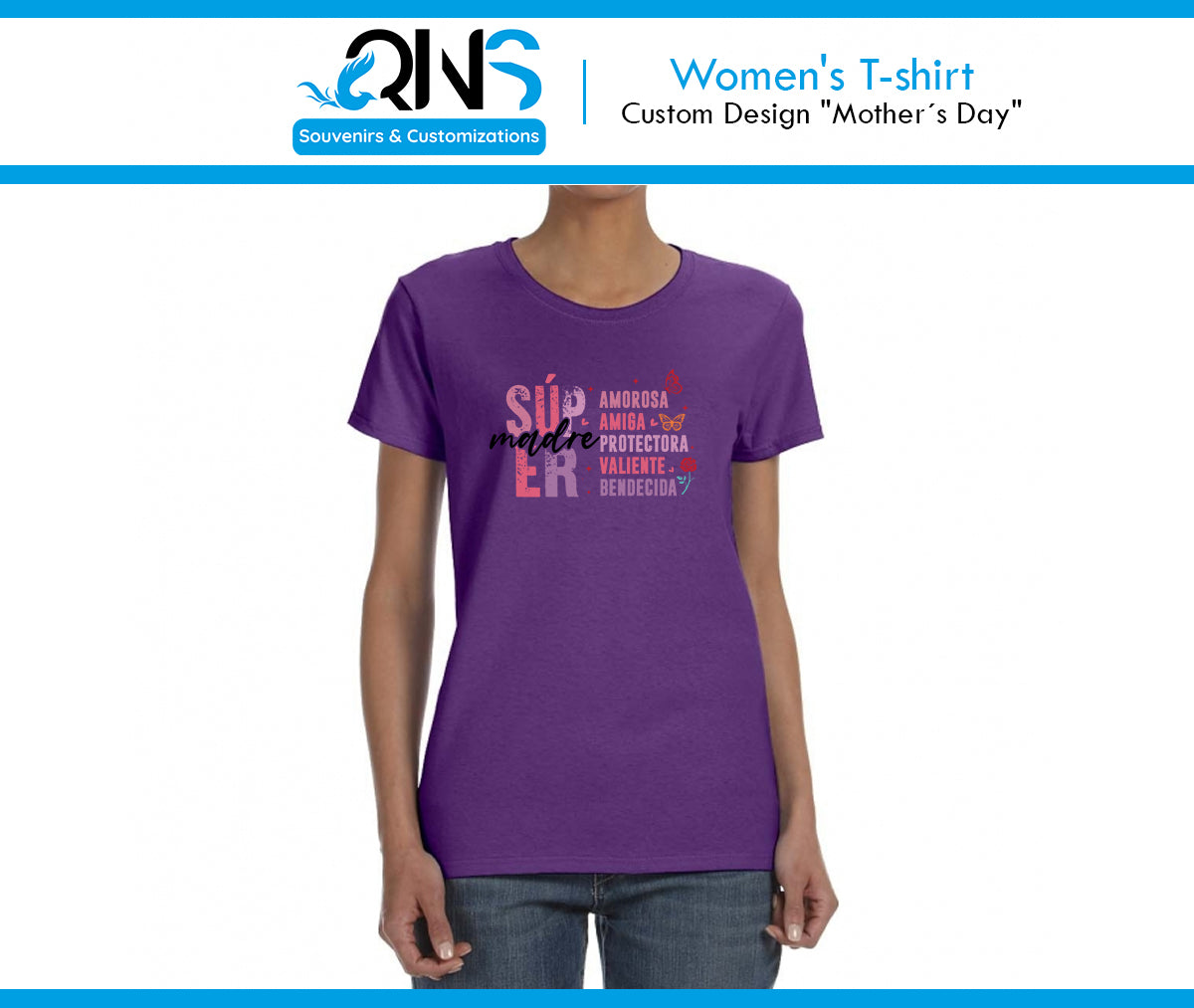 Camiseta con Diseño "Super Madre"