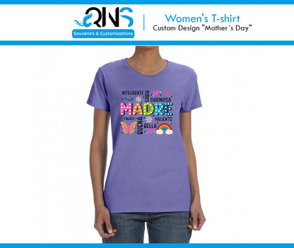 Camiseta con Diseño "Cualidades de Mamá"