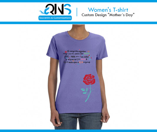 Camiseta con Diseño "Se necesita alguien valiente para ser Mamá"