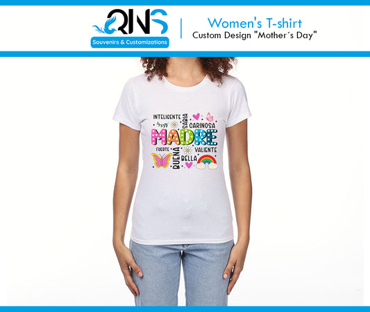 Camiseta con Diseño "Cualidades de Mamá"