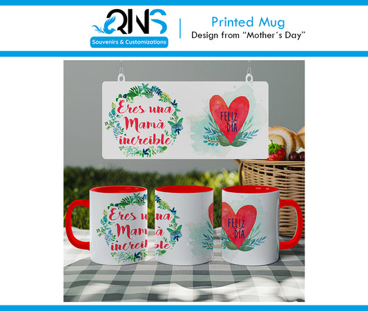 Mug with "You're an Amazing Mom" ​​design