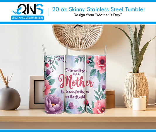 Tumblers con Diseño "Mother con Frase"
