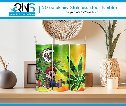 "Weed Vibes" Tumbler – Flowing Style 🌿🔥