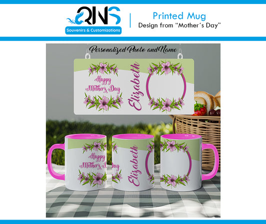 Mug with Personalized Photo and Name Design