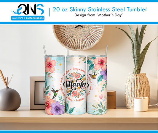 Tumbler con Diseño "LOVING MAMA"